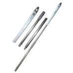 2 Adet Demonte Metal Mop Paspas Sopası 105cm Sıkmalı Taplet Sapı Kırılmayan Demir Borulu