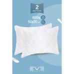 2 Adet Diamond Plus Serisi Kılıflı Fermuarlı Yıkanabilir Antialerjik Silikon Elyaf Yastık 50x70cm 800 gr - 50 x 70 cm - Beyaz