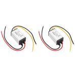 2 Adet Dönüştürücü Güç Kaynağı, Adım Aşağı Dönüştürücü DC'den DC'ye 12V 24V Ila 5V 5A Trafo Modülü Regülatörü