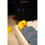 2 Adet Ducky Keycap Sevimli Sarı Ördek Klavye Tuşu Dekoratif
