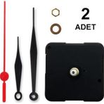 2 Adet, Duvar Saat Mekanizması, Sessiz, 10 Mm Şaft, Saat Motoru, Diğer
