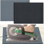 2 Adet Elips Bacak Egzersiz Makinesi Kaymaz Mat, Masa Altı Eliptik Egzersiz, Eliptik Antrenman Makinesi Aksesuarı, Yaşlı Fitness Ev Sporları, Stabilite ve Zemin Koruması için