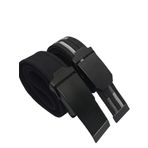 2 Adet Erkek Kemer Siyah Tactical Palaska Tarzı 4 cm (120 cm)