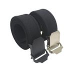 2 Adet Erkek Kemer Siyah Tactical Palaska Tarzı 4 cm (125 cm)