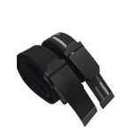 2 Adet Erkek Kemer Siyah Tactical Palaska Tarzı 4 cm (130 cm)