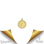 2 Adet Eski Tarihli Çeyrek Altın
