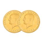 2 Adet Eski Tarihli Cumhuriyet Altını - Ata Lirası