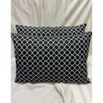 2 Adet Fermuarlı Yastık Kılıfı | 50X70 cm | %90 Pamuk - Antrasit - Lila - Gri