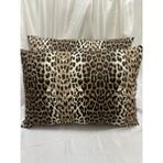 2 Adet Fermuarlı Yastık Kılıfı %90 Pamuk | 50X70 cm - Çağla Yeşili - Bej