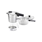 2 Adet Fissler Vitaquick Premium Düdüklü Tencere With Insert 3,5 + 6 Litre