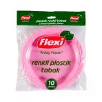2 Adet Flexi Plastik Renkli Tabak 10 Lu