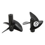 2 Adet Flytec V500 RC Pervane Bıçağı, Plastik Pozitif Negatif Pervane Bıçakları, Isı Yalıtımı Güvenli Çalışma RC Balıkçı Teknesi Aksesuarları