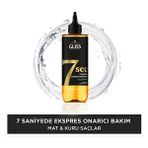 2 Adet Gliss Oil Nutritive 7 Saniye Onarıcı Bakım Sıvı Saç Kremi 200ML