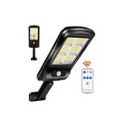 2 Adet Güneş Enerjili Hareket Sensörlü Kumandalı 3 Modlu Led Bahçe Sokak Lambası (Beyaz)
