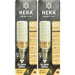 (2 Adet) Heka 10W (70W) Sarı-Günışığı-Beyaz E14 Duylu Üç Renkli LED Mısır Ampul - Beyaz - Sarı - Günışığı