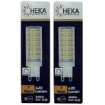 (2 Adet) Heka 7W (49W) 3000K (Gün Işığı) G9 Duylu Dim Edilebilir Led Kapsül Ampul