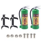 2 Adet HIRCQOO 1/10 RC Ölçekli Yangın Söndürücü Çıkartmalar Dekorasyon Aksesuarları Traxxas TRX4 Axial SCX10 Redcat Gen7 D90 TF2 CC01 HSP 1/10 RC Rock Crawler ile Uyumlu (Yeşil)