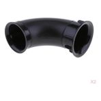 2 Adet Hoparlör Portu Tüp Bas Hava Tüpü 64MM Hoparlör Woofer Vent Limanı - Siyah