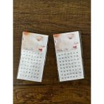 2 Adet Inci Taşlı Yapıştırma Tırnak Saç Makyaj Stickerı Yüz Taşı Yapışkanı Taş Sticker Mini Boy - Yeşil