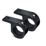 2 adet ışık çubuğu bağlar 0.85-1.29 inç montaj braketi kelepçe kitleri motosiklet Scooter Off-Road ATV UTV