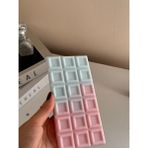 2 Adet Kare Çikolata Tablet Model Buhurdanlık Mumu - Sandal