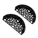 2 Adet Karides Gizle, Güvenli Barınak Sağlayın, Sağlam Plastik, Kolay Kurulum üreme Gizleri, Samimi Yaşam koşulları geniş Karides mağarası Delikli, kalıcı Malzeme (BLACK)