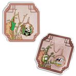 2 adet kitap ayracı paslanmaz çelik Panda Bookmark kitap işareti, arkadaşlar, eşler, çocuklar, öğrenciler, öğretmenler için küçük hediyeler