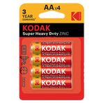 2 Adet Kodak Çinko Karbon Kalem Pil 4'Lü