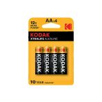 2 Adet Kodak Xtralife Alkalin Kalem Pil 4'Lü