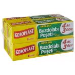 2 Adet Koroplast Buzdolabı Poşeti 4 Al 3 Öde Orta Boy 80 Li