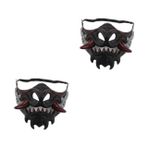 2 Adet Maske Giyinmek Yeniden Kullanılabilir Parti Maskesi Komik Maske Komik Cosplay Maskesi Cosplay Kostüm Pervane Cosplay Kostüm Sahne Parti Maskesi Prop Japon Maskesi Plastik LIFKOME
