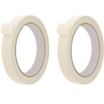 2 Adet Maskeleme Bandı Boya Bandı 18mm X 25m Kağıt Bant