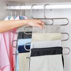 2 Adet Metal 5 Katlı Pantolon Eşarp Askısı