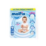 2 Adet Molfix Ultra Fırsat Paketi 4 Numara 100'Lü
