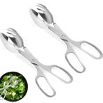 2 adet mutfak maşası, paslanmaz çelik, 26 cm, makarna maşası, salata maşası, sosis maşası, hamur maşası, et maşası, makarna maşası, spagetti maşası, uzun ızgara maşası, mutfak maşası