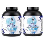 2 Adet Navy Plus Nutrition 2300 Gr Whey Protein Tozu Çikolata Aromalı