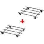 2 Adet Nihale 18X18 cm Ikea 2'li Set Tencere Tava Altlığı Metal Altlık Paslanmaz Çelik