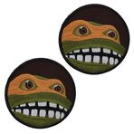 2 adet Ninja Kaplumbağalar Komik Yamalar Taktik Rozet, Nakış, Amblem Kanca ve Loop Patch Aplikasyonlar Kıyafet, Şapka, Kot Pantolon, Sırt Çantası, Kendin Yap Aksesuarları, Ceketler, Üniforma