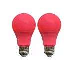 (2 Adet) Osaka 10W Pembe Işık E27 Duylu (Kalın Duy) Led Ampul