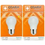 (2 Adet) Osaka 7W (50W) Sarı Işık E27 Duylu (Kalın Duy) Led Mini Ampul