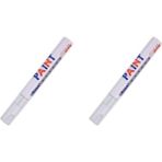 2 Adet Paint Marker Beyaz Derz Boyama Kalemi