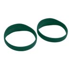 2 Adet Patella Diz Desteği kayışı, Silikon Patella Dizlik Tendon Sabitleyici Bant Elastik Brace Taşınabilir çanta Ile Basketbol Koşu Için (GREEN)