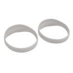 2 Adet Patella Diz Desteği kayışı, Silikon Patella Dizlik Tendon Sabitleyici Bant Elastik Brace Taşınabilir çanta Ile Basketbol Koşu Için (GREY)