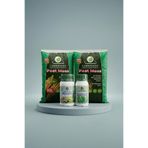 2 Adet Peat Moss 10 L + Sıvı Bitki Besini 250 ml + Sıvı Deniz Yosunu 250 ml Paket