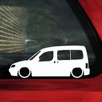 2 adet Peugeot partner araba sticker Yapıştırması