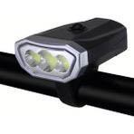 2 Adet Pilli 3 Cob Ledli 500 Lumen Bisiklet Scooter Feneri -Bisiklet Aydınlatma Farı