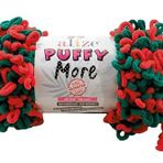 2 Adet Puffy More El Örgü İpliği,Parmak Örgü İpi (2 x 150 Gram) (6292)