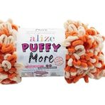 2 Adet Puffy More El Örgü İpliği,Parmak Örgü İpi (2 x 150 Gram) (6506)