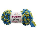 2 Adet Puffy More El Örgü İpliği,Parmak Örgü İpi (2 x 150 Gram) (6544)
