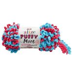 2 Adet Puffy More El Örgü İpliği,Parmak Örgü İpi (2 x 150 Gram) (6553)
